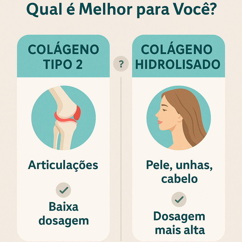 Colágeno Tipo 2 ou Hidrolisado: Qual é Melhor para Você?